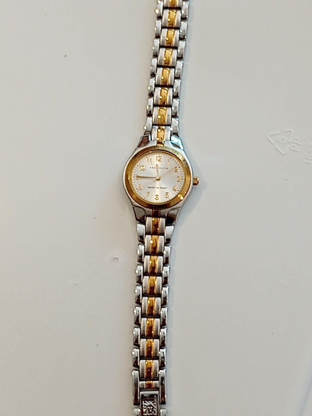 Two-Tone Stainless Steel Ladies Watch with Gold Accents